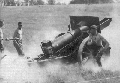 Polish 155mm wz.17 howitzer