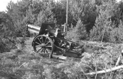 Polish 155mm wz.17 howitzer