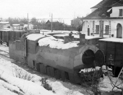 Armoured train  Nr.15 captured in Modlin