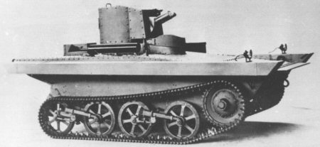 British Vickers Carden-Loyd Amphibian Tank