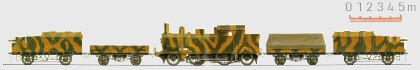 Polish armoured train in Great Britain