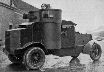 British Austin armoured car 1918.