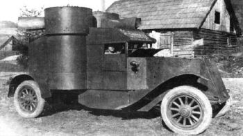 Russian Austin armoured car the 2nd series