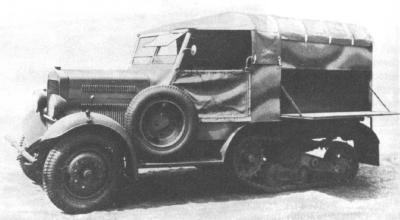 Wz.34 halftrack workshop car [sources 1,3]