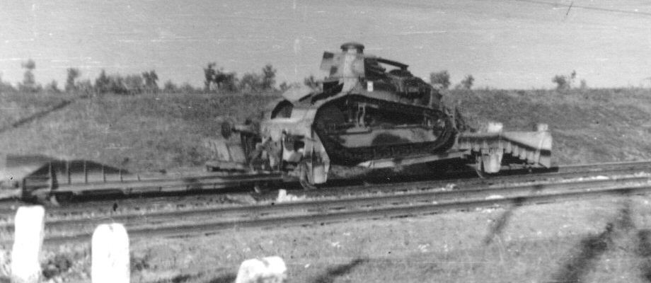 Polish armoured draisine R (Renault FT-17)