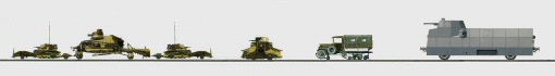 Polish armoured draisines. 
