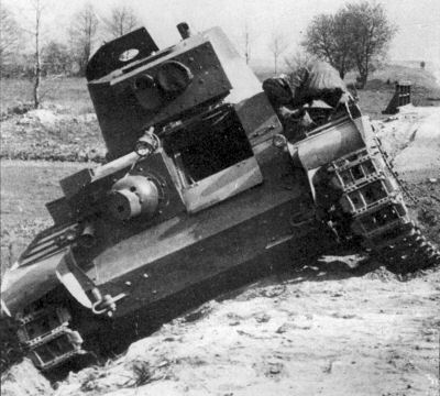 10TP tank during trials
