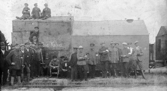 Armoured train Kabicz - T37 locomotive