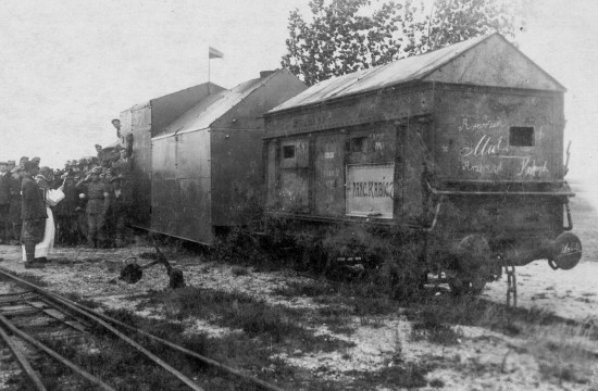 Blessing of the Kabicz armoured train [Silesian Digital Library]