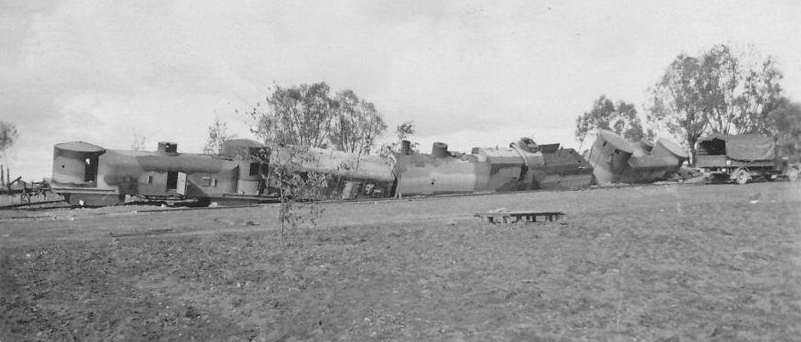 Armoured train Nr.13 from the right side