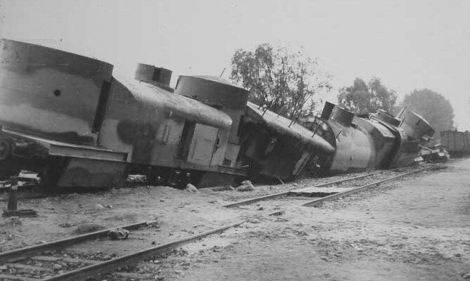 Armoured train Nr.13 from the right side