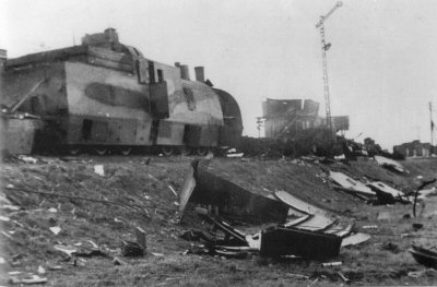 Destroyed armoured train Nr.14