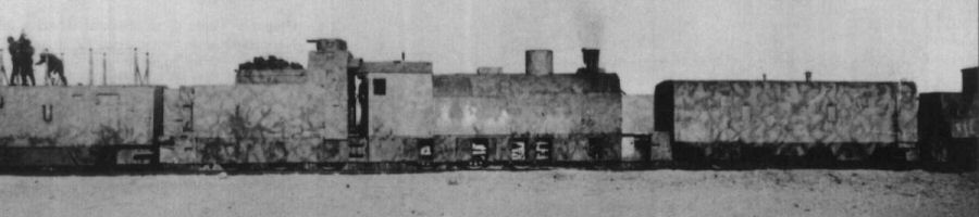 The Ti3 armoured locomotive in German Panzerzug 21 train.