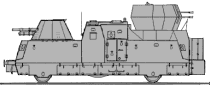 German artillery wagon with Wirbelwind turret - reconstruction by PIBWL