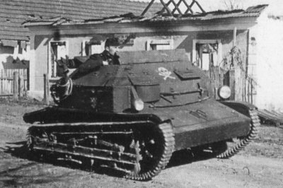TK-3 tankette in Croatian service