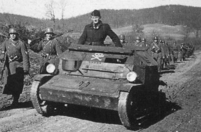 TK-3 tankette in Croatian service