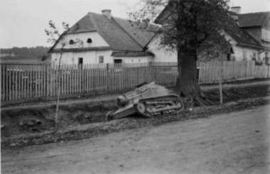 TKS tankette in Tarnawatka