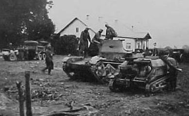 Polish Vickers Mark E tank