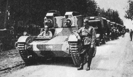 Polish Vickers Mark E tank