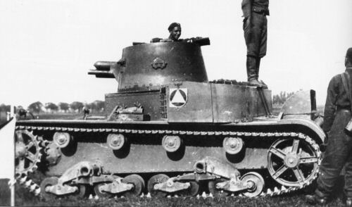Polish Vickers Mark E tank