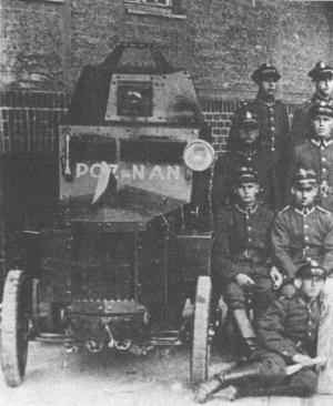 The wz.28  car name 'Poznań'.