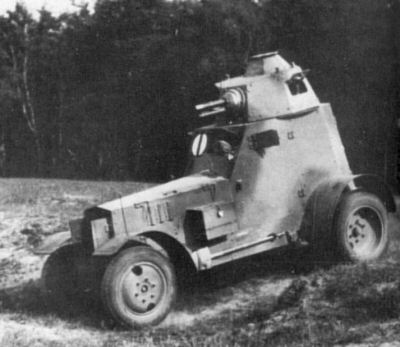 Samochód pancerny wz.34 z działkiem 37mm